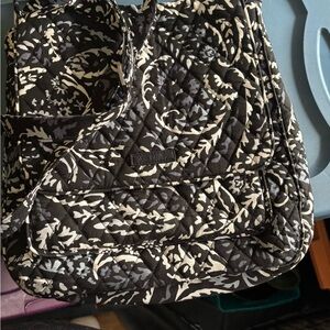 Vera Bradley Black and White Quilted Crossbody Bag